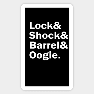 Funny Names x Nightmare Before Christmas (Lock, Shock, Barrel, Oogie) Sticker